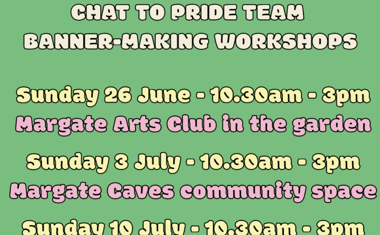 Pride Open Day 3 – banner workshop, volunteer info, MORRIS DANCING + more!